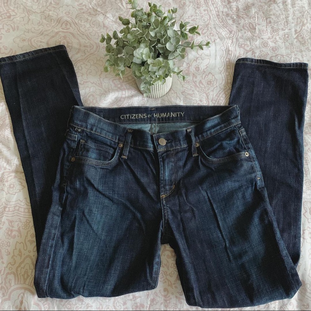 Citizens of Humanity Straight Dark Wash Jeans